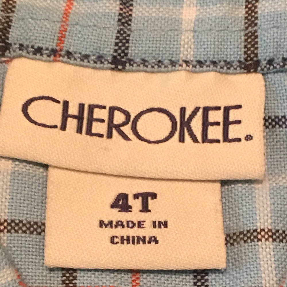 Cherokee LS Plaid Button Down Shirt - Picture 6 of 6